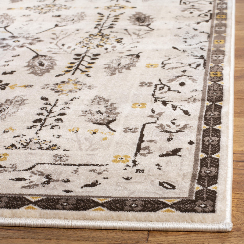 Bristol Point Performance Floral Rug, Rectangle 4' x 6'