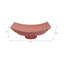 Plateau décoratif décoratif pour la maison - Plateau décoratif parfait pour repose-pieds ou table basse - Cuisine polyvalente, bibelot ou plateau à bijoux - 17 po, rouge