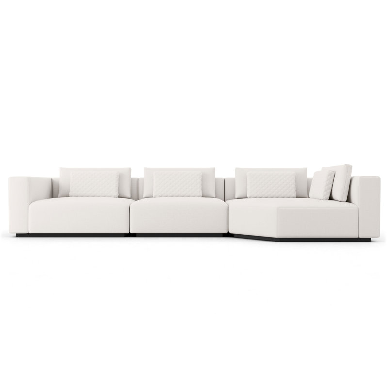 Ayton Upholstered L-Shaped Sectional, Left Hand Facing