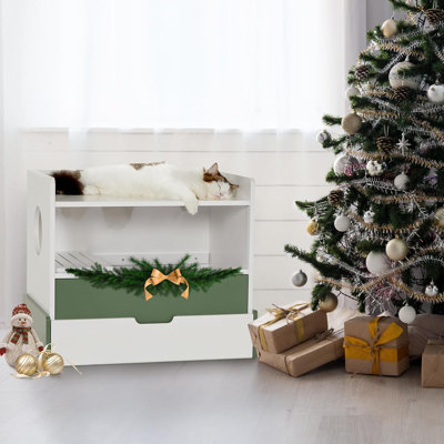 Edhem Wood Litter Box Enclosure