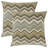 Chevron Feather Reversible Throw Pillow