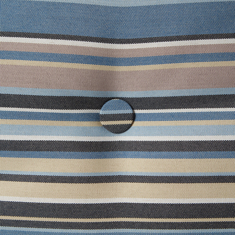 Shipton Outdoor Chaise Lounge Pad, Beach Stripe