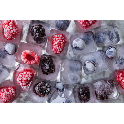 Organic Berries - Wrapped Canvas Print