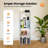 Book Shelf, 4-Tier Floor Bookshelf, Modern Standing Bookcase