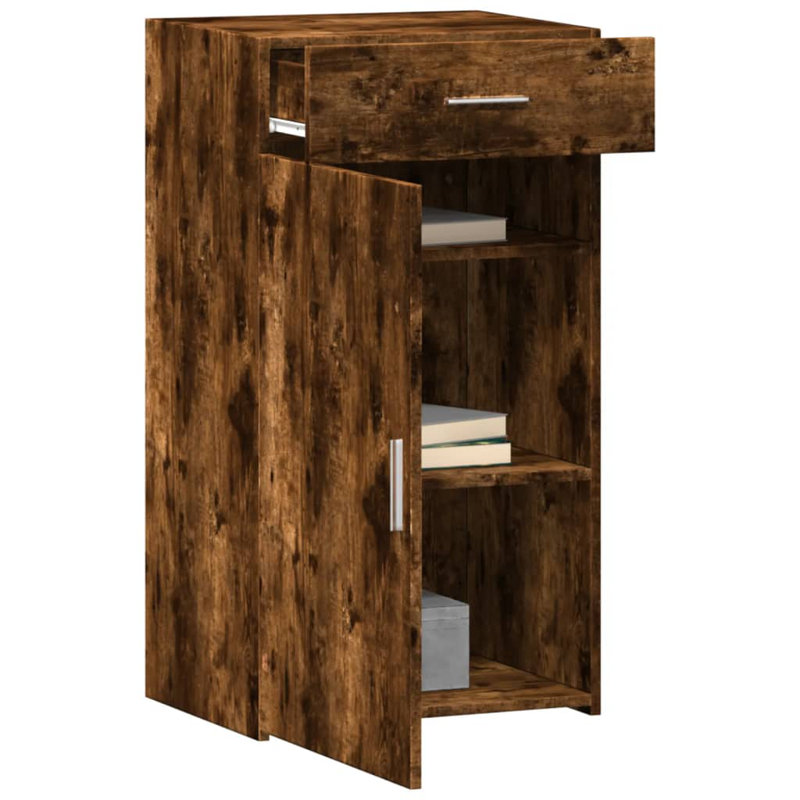 Neelum Sideboard, 93cm H x 50cm W x 42.5cm D, Smoked Oak