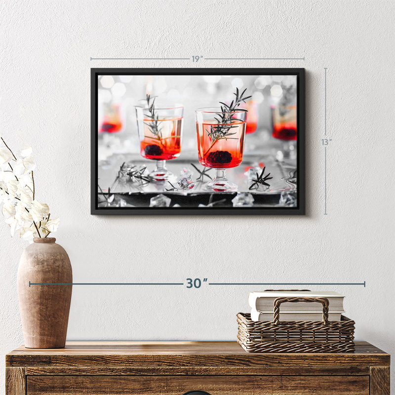 Impression sur toile Blackberry Whiskey, H 13 po x l 19 po