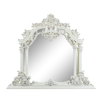 Accent Mirror in Antique White