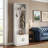 23.5" Wide 3-In-1 Hall Tree, Padded Seating Bench & Multi-Functional Storage Zones, Anti-Tip Design Suitable For Mudroom, Entryway