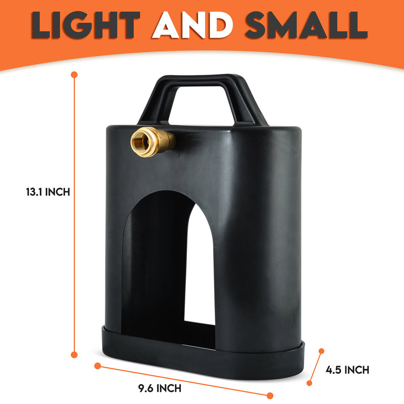 Flame King ProBoost Propane Carrier for Two 1LB Camping Cylinders, Convert To QCC
