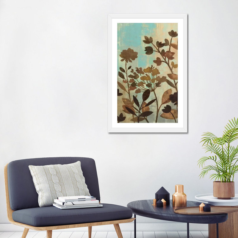 «Enchanted Garden I» par Silvia Vassileva - reproduction d'art, H 32 po x l 24 po x P 1 po, Papier encadré blanc, Blanc