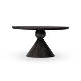 Bibianna Round Solid Wood Dining Table