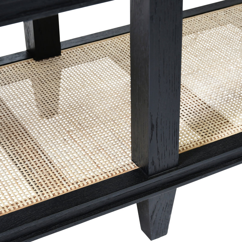Richmond 60'' W Solid Wood Console Table, Black Oak
