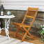 Chaise d'appoint de salle à manger en bois Helmer Meranti
