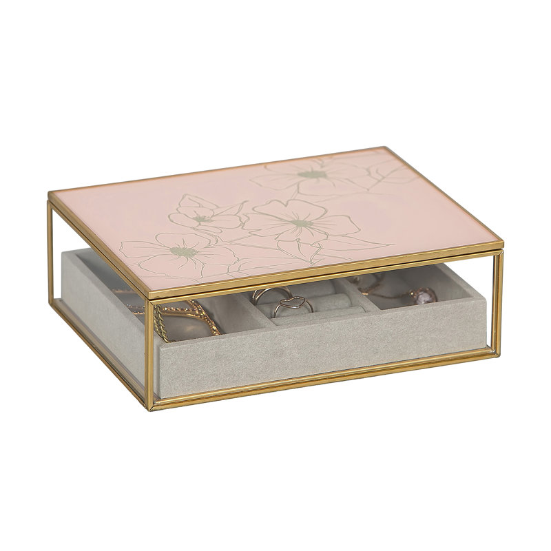 June Glass Jewelry Box