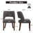 Upholstered Solid Wood Dining Side Chair-1558401749