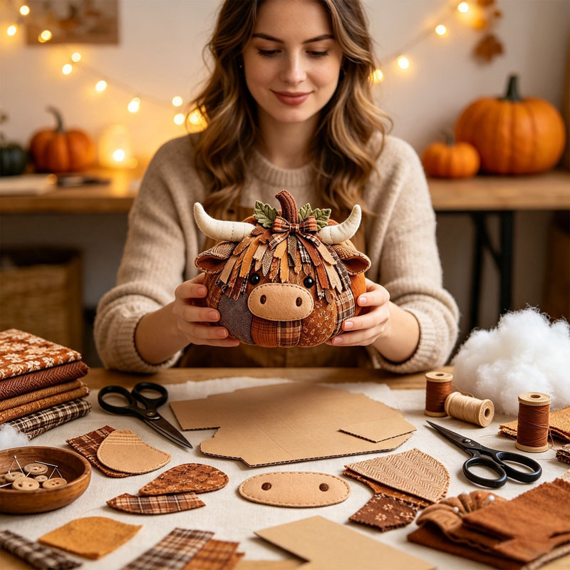 Trousse de couture de citrouille DIY pour la décoration d'Halloween, MRB