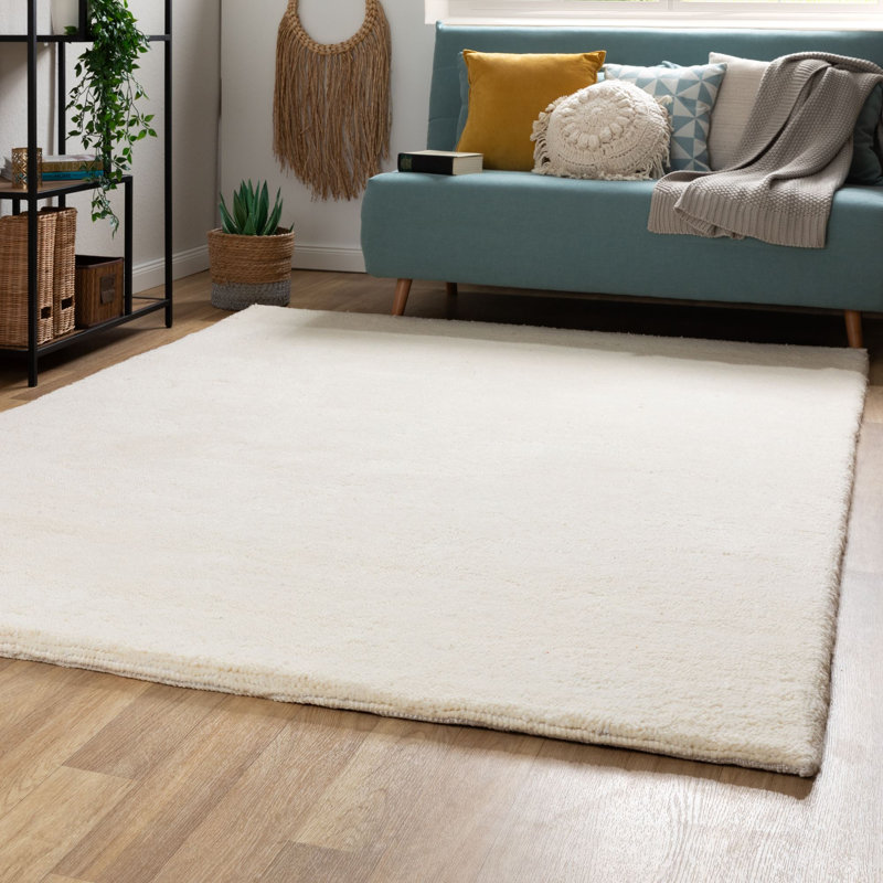 Daulton Wool Hand Knotted Berber, Cream coloured, Rectangle 200 x 300cm