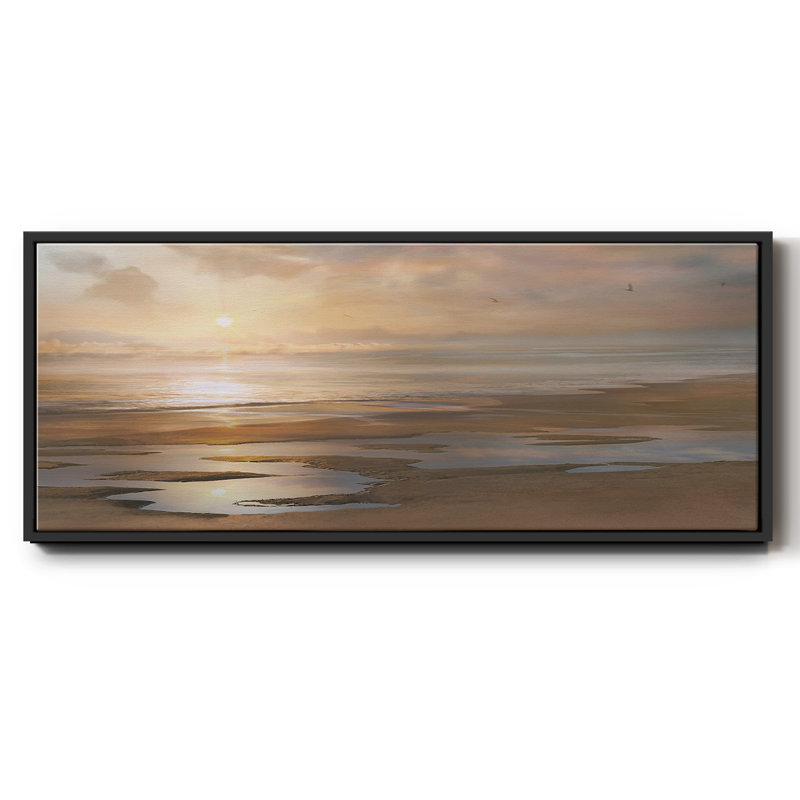 «Approche du crépuscule», reproduction sur toile, H 20 po x l 50 po x P 1,5 po, Noir