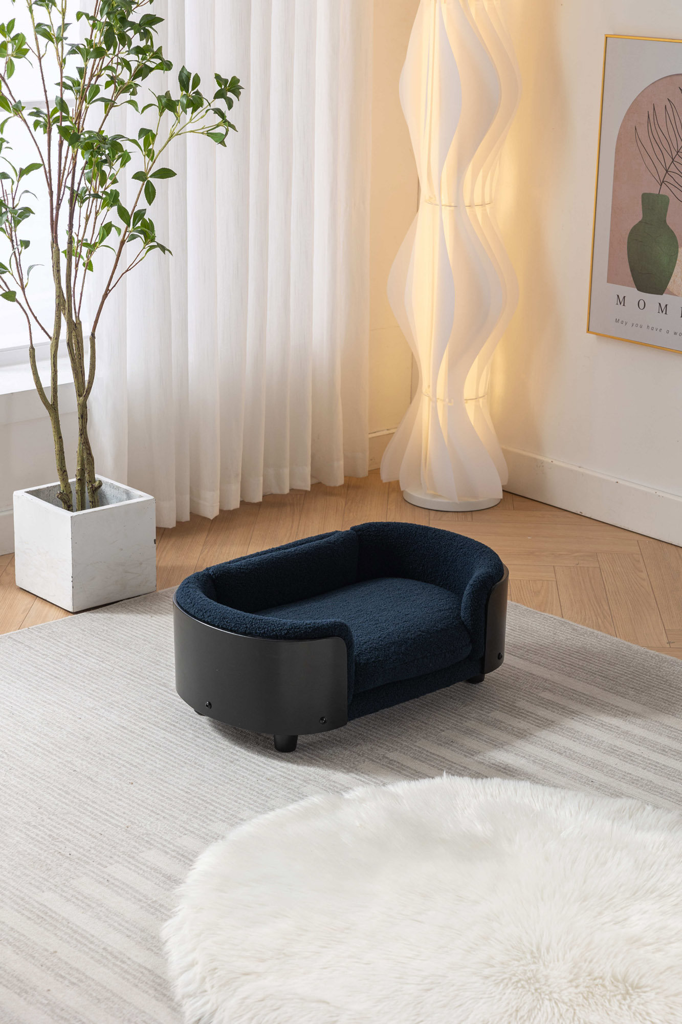 Tucker Murphy Pet™ Scandinavian style Elevated Dog Bed Pet Sofa With ...