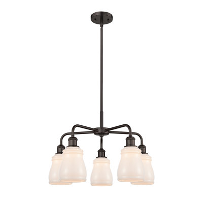 Lustre en forme de cloche à 5 lumières Bryanie