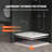 VEVOR 36" x 36" Shower Pan Kit with 6.3" Central Drain, Lightweight EPS Shower Curb Kit, Includes 2 Waterproof Cloths & Instruction Manual, Sloped Shower Base for Bathroom Installation