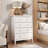 Solid Wood 4 Drawer Dresser --200461783