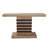 Robin Baron Leather Wrapped Console Table