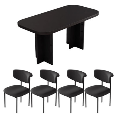 Ensemble de table de salle à manger moderne, simple et pratique