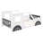 White Twin Size Car-Shaped Bed With Wheels - Pine And Construction For A Dream Bedroom Platform Robust Wood Appeal-457570801-457570800