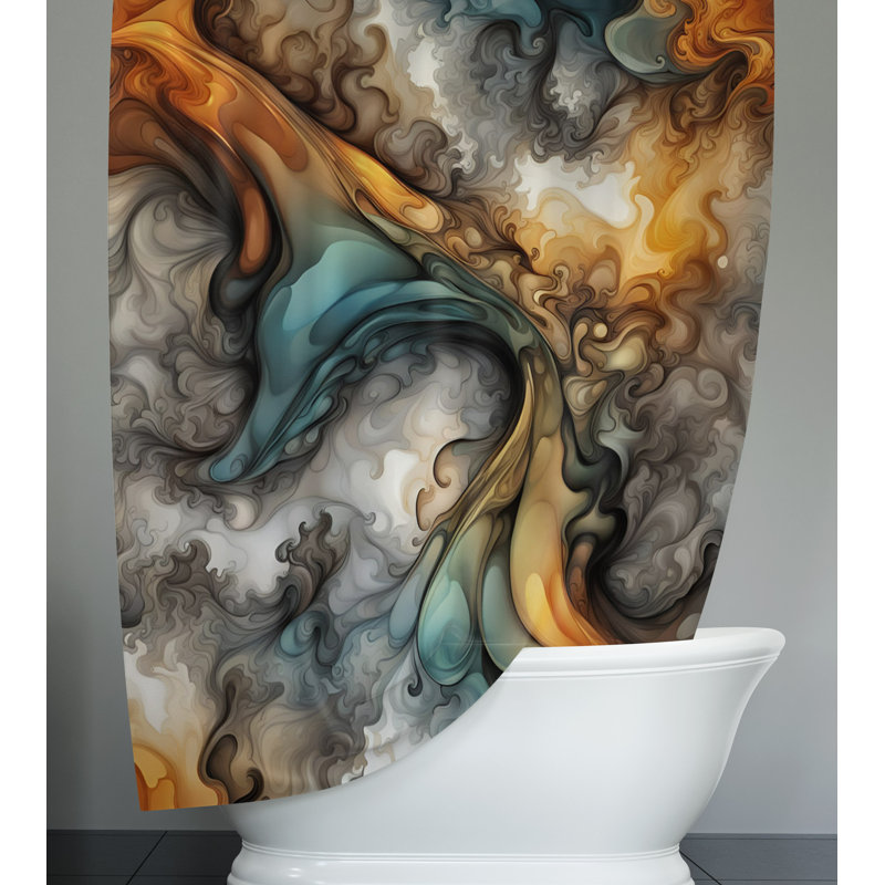 Rideau de douche Gottholde, H 93 po x l 70 po