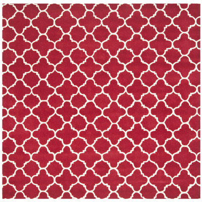 Carolene Hand Tufted Wool Geometric Rug