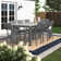 Ammelie 8 - Person Metal Patio Dining Set with Rectangular Table