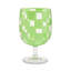 Blue Check Acrylic Water Goblets-1348262479