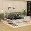 Grand lit simple et grand lit simple avec système de rangement hydraulique Jyler-486411762