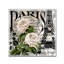 «Paris Blanc II» par Jadaya, impression sur toile tendue-20094943