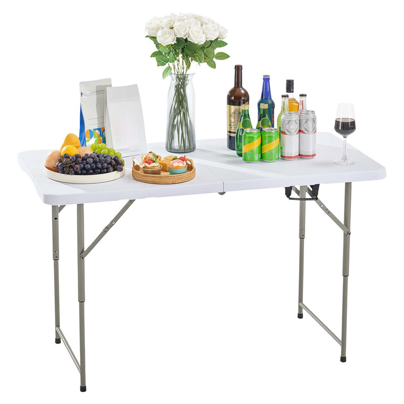 121.9cm Rectangular Adjustable Folding Table