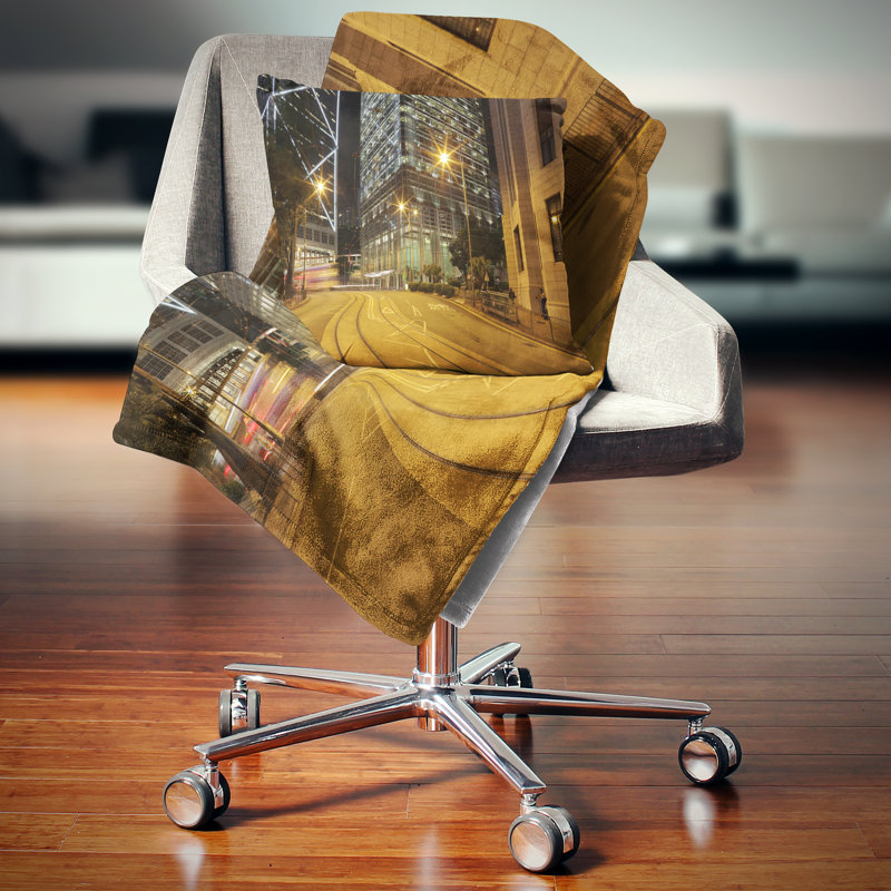 Coussin Cityscape, 16 po x 1 po, Coussin décoratif