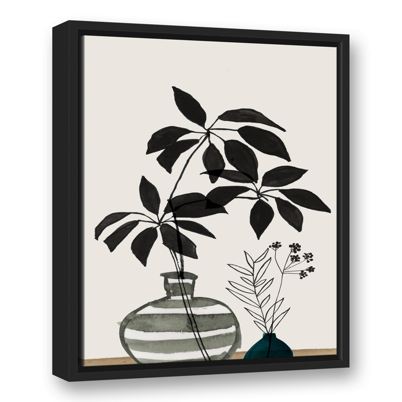 Modern Foliage, reproduction d'art sur toile, H 21,75 po x l 17,75 po