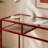 Yasin Glass Writing Desk-100242529