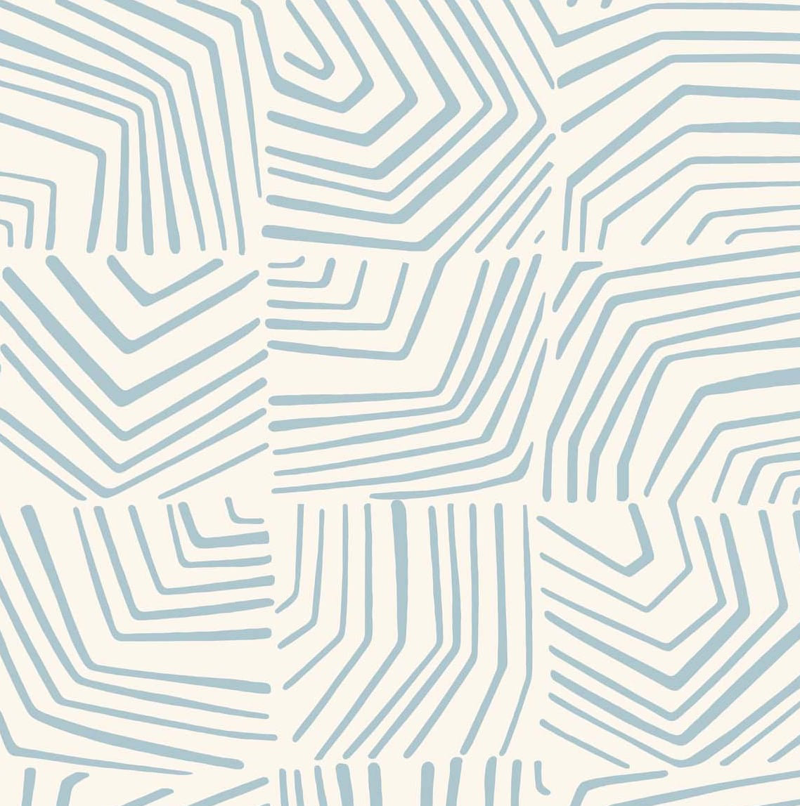 Contra Costa Abstract Wallpaper, Sky Blue