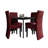 5 Pieces Dining Set With Round Table-1196708930