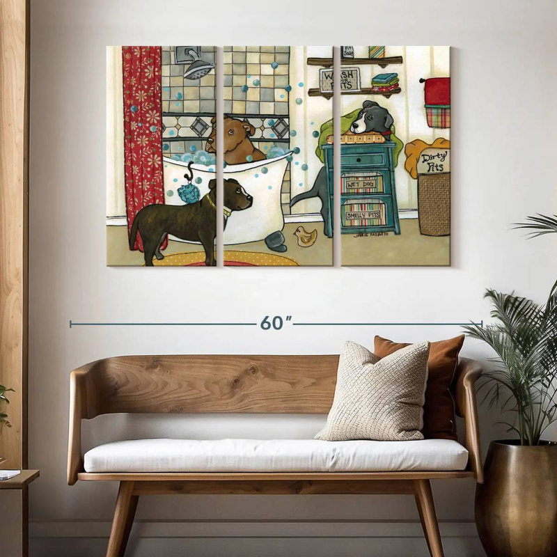 Brampt Wash Your Pits, 32" H x 50" W