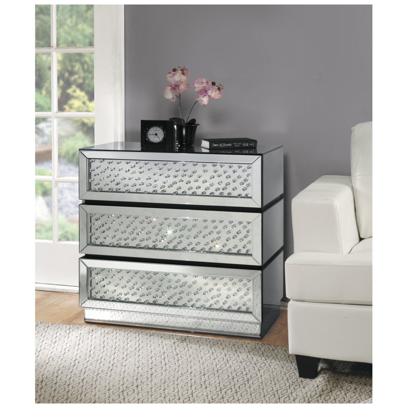 Armoire de rangement en miroir Nysa