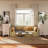 Nightstands Set Of 2, Fluted Night Stand With Charging Station, End Table With 2 Drawers & Doors, Bedside Table Wood Side Table For Bedroom, Beige-617888416