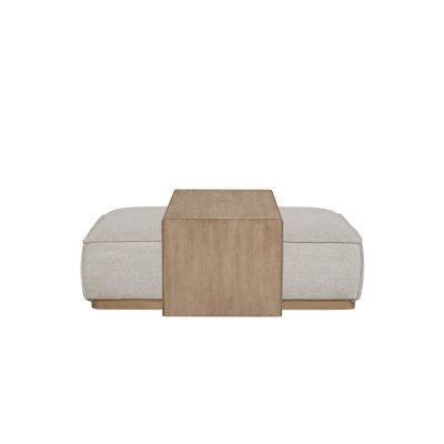Ottoman & Tray Table - Gray