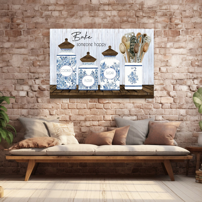 Bake Someone Happy Art, 40" H x 60" W