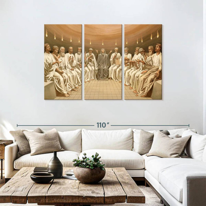 Adella 12 Disciples, 48" H x 74" W