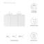 Ensemble de meuble-lavabo double 48 po Bryn par Modway-721680968-721680975