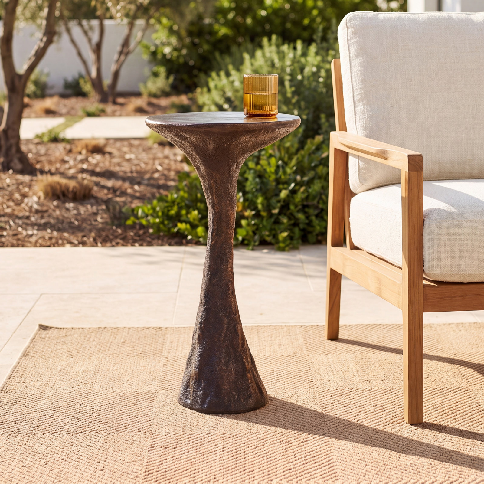 12" Patio Side Table