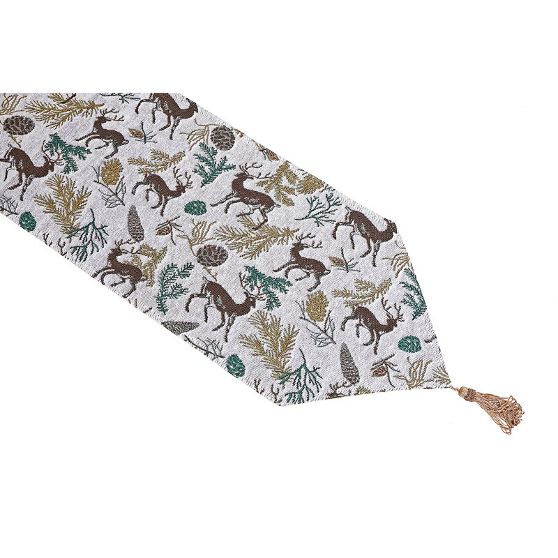Tapestry Table Runner (Winter Time) (36") - Set Of 2